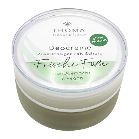 Fuß-Deocreme – vegan, THOMA Naturseifen-Manufaktur, natürlich, minzig, 50 ml - luterne.shop