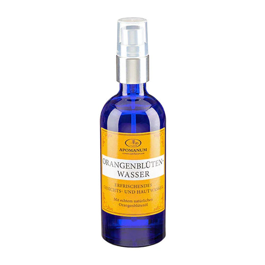 Echtes Orangenblütenwasser, Apomanum, besonders hautpflegend durch naturreines Orangenblütenwasser, 100 ml