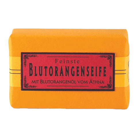 Blutorangenseife, Apomanum, 100% natürlich, mit naturreinen ätherischen Pflanzenölen, 100 g, Körperpflege - luterne.shop