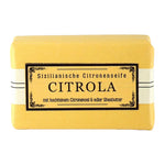 Citrola Zitronenseife, Apomanum, 100% natürlich, mit naturreinen ätherischen Pflanzenölen, 100 g