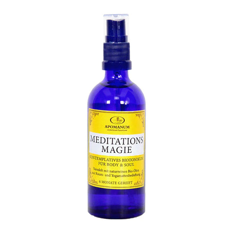 Meditations-Magie Tonikum Yoga-Bio-Raumspray, Apomanum, 100% natürlich, zentriert & verzaubert, 100 ml, Wohlbefinden, Duftspray - luterne.shop