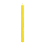 25 Stabkerzen Neon-Gelb, 180/22 mm, KERZENFARM HAHN, durchgefärbt, Brenndauer 8h