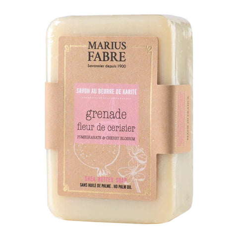 Seife Kirschblüten & Granatapfel, Marius Fabre, Bien Etre, 100% natürlich, ohne Palmöl, 250 g, Körperpflege, BE250CGSP - luterne.shop