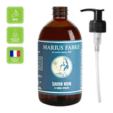 Flüssigseife, schwarz, Marius Fabre, Allzweckreiniger, 500 ml, für Haushalt & Reinigung, NSN500 - luterne.shop