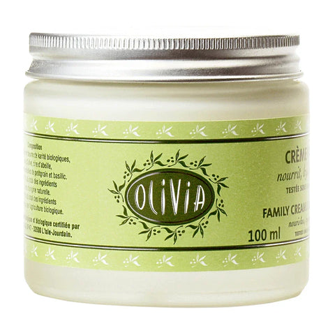 OLIVIA Feuchtigkeitscreme mit Bio-Olivenöl & Shea-Butter aus kontrolliert biologischem Anbau, Marius Fabre, 100 ml, Körperpflege, OLCF - luterne.shop