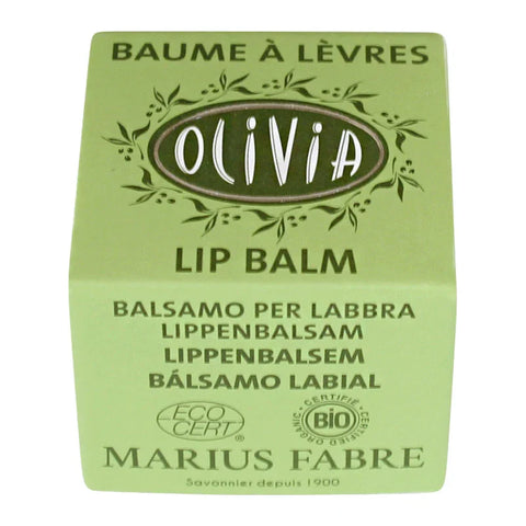 OLIVIA Lippenbalsam aus Olivenöl & Sheabutter, Marius Fabre, 100% natürlich, 7 ml, für trockene oder rissige Lippen, Körperpflege, OLBL - luterne.shop