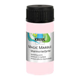 KREUL Magic Marble Marmorierfarbe Matt, Mademoiselle Rosé, 20 ml-Glas - luterne.shop
