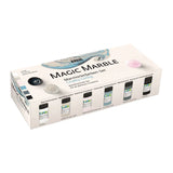 KREUL Magic Marble Marmorierfarben-Set, Chalky Living, 6 Farben je 20 ml - luterne.shop