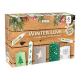 KREUL Candle Pen, 6er Set Winter Love, Kerzenstifte mit feiner Malspitze, zum Bemalen & Verzieren von Kerzen, mit Bienenwachs - luterne.shop