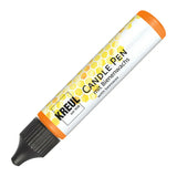 KREUL Candle Pen, Orange, Kerzenstift mit feiner Malspitze, mit Bienenwachs, zum Bemalen & Verzieren von Kerzen - luterne.shop