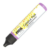 KREUL Candle Pen, Violett, Kerzenstift mit feiner Malspitze, mit Bienenwachs, zum Bemalen & Verzieren von Kerzen - luterne.shop