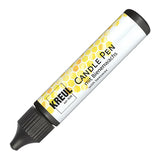 KREUL Candle Pen, Schwarz, Kerzenstift mit feiner Malspitze, mit Bienenwachs, zum Bemalen & Verzieren von Kerzen - luterne.shop