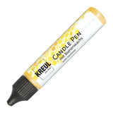 KREUL Candle Pen, Glitter-Gold, Kerzenstift mit feiner Malspitze, mit Bienenwachs, zum Bemalen & Verzieren von Kerzen - luterne.shop