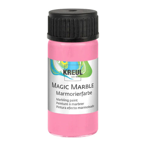 KREUL Magic Marble Marmorierfarbe, Rosa, 20 ml-Glas - luterne.shop