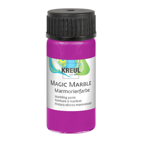 KREUL Magic Marble Marmorierfarbe, Magenta, 20 ml-Glas - luterne.shop