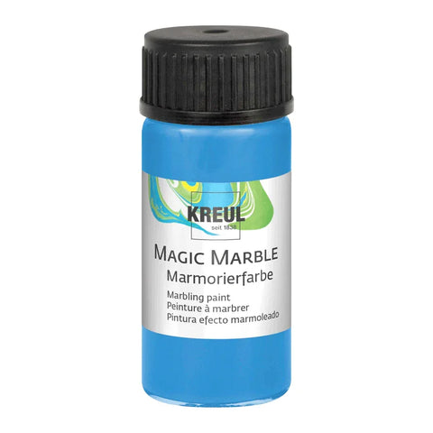 KREUL Magic Marble Marmorierfarbe, Blau, 20 ml-Glas - luterne.shop