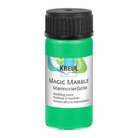 KREUL Magic Marble Marmorierfarbe, Hellgrün, 20 ml-Glas - luterne.shop