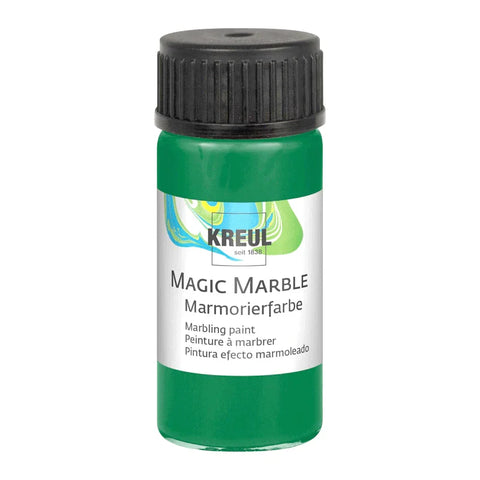 KREUL Magic Marble Marmorierfarbe, Grün, 20 ml-Glas - luterne.shop