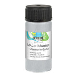 KREUL Magic Marble Marmorierfarbe Metallic, Silber, 20 ml-Glas - luterne.shop