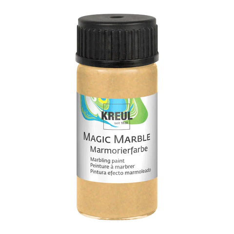 KREUL Magic Marble Marmorierfarbe Metallic, Gold, 20 ml-Glas - luterne.shop