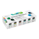 KREUL Magic Marble Marmorierfarben-Set, Grundfarben, 6 Farben je 20 ml - luterne.shop
