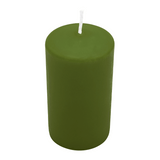 Stumpenkerze Olive, 100/58 mm, Wiedemann, Brenndauer 42h