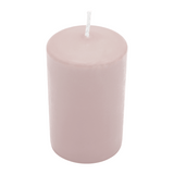 Stumpenkerze Rosé 80/58 mm, Wiedemann, Brenndauer 34h