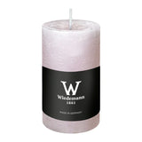 Marble Rustik Kerze Rosé, 90/58 mm, Wiedemann, 30h