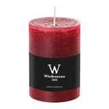 Marble Rustik Kerze Bordeaux, 100/68 mm, Wiedemann, 42h