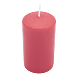 Stumpenkerze Erdbeerrosa, 100/58 mm, Wiedemann, Brenndauer 42h