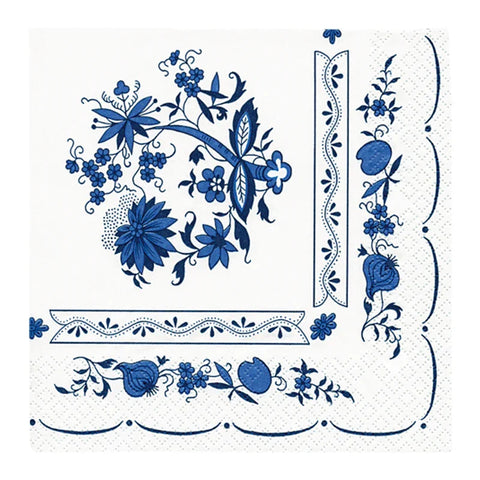 Lunchservietten „Zwiebelmuster“, 33x33 cm, 3-lagig, Home Fashion®, 20 Stück - luterne.shop