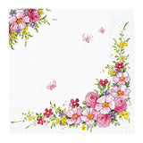 Lunchservietten „Cute Flowers“, 33x33 cm, 3-lagig, Home Fashion®, 20 Stück - luterne.shop