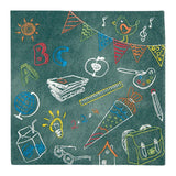 Lunchservietten „Blackboard ABC“, 33x33 cm, 3-lagig, Home Fashion®, 20 Stück - luterne.shop