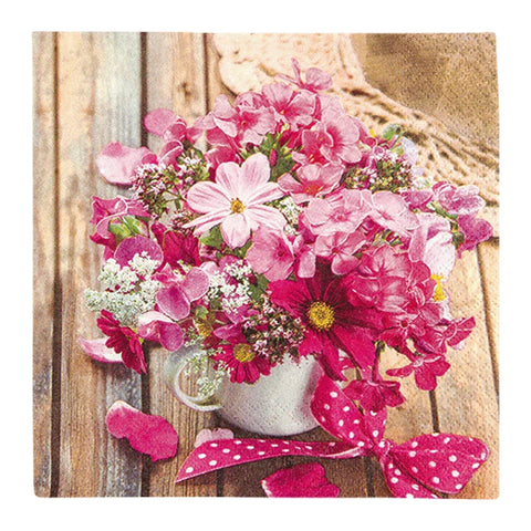 Lunchservietten „Summer Bunch“, 33x33 cm, 3-lagig, Home Fashion®, 20 Stück - luterne.shop