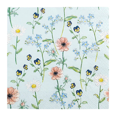 Lunchservietten „Little Garden“, 33x33 cm, 3-lagig, Home Fashion®, 20 Stück - luterne.shop