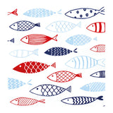 Lunchservietten „Fish on Tour“, 33x33 cm, 3-lagig, Home Fashion®, 20 Stück - luterne.shop