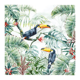 Lunchservietten „Welcome to the Jungle“, 33x33 cm, 3-lagig, Home Fashion®, 20 Stück - luterne.shop
