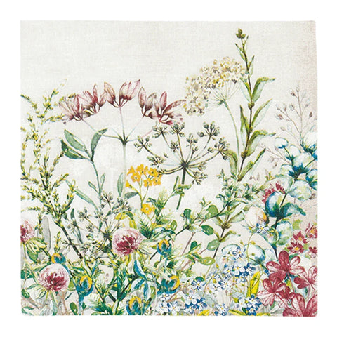 Lunchservietten „Wild Meadow“, 33x33 cm, 3-lagig, Home Fashion®, 20 Stück - luterne.shop