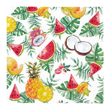 Lunchservietten „Exotic Fruits“, 33x33 cm, 3-lagig, Home Fashion®, 20 Stück - luterne.shop