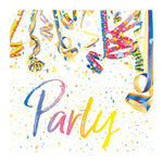 Lunchservietten „Colourful Party“, 33x33 cm, 3-lagig, Home Fashion®, 20 Stück