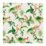 Lunchservietten „Monkey Family“, 33x33 cm, 3-lagig, Home Fashion®, 20 Stück - luterne.shop