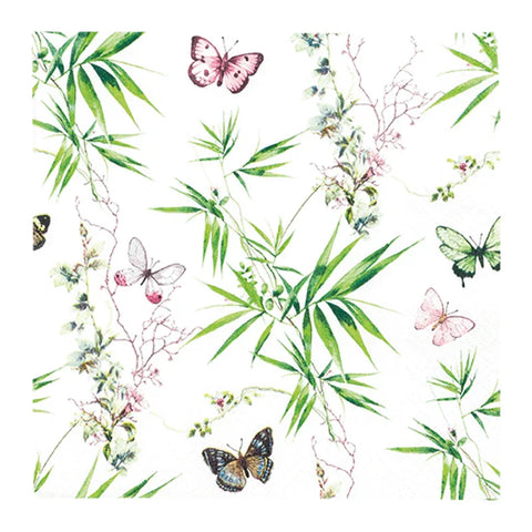 Lunchservietten „Akira“, 33x33 cm, 3-lagig, Home Fashion®, 20 Stück - luterne.shop