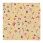 Recyclingservietten „Ladybugs and Bees“, 33x33 cm, 2-lagig, Home Fashion®, 20 Stück