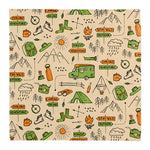 Recyclingservietten „Time for Camping“, 33x33 cm, 2-lagig, Home Fashion®, 20 Stück