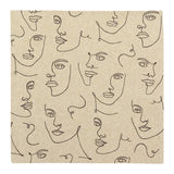 Recyclingservietten „Faces“, 33x33 cm, 2-lagig, Home Fashion®, 20 Stück - luterne.shop