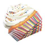 Stanzservietten „Delicate Cupcake“, 32x31 cm, 1-lagig, Home Fashion®, 12 Stück - luterne.shop