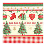 Lunchservietten „Traditional Christmas“, 33x33 cm, 3-lagig, Home Fashion®, 20 Stück - luterne.shop