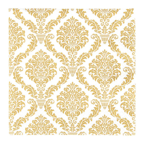 Dinnerservietten Airlaid „SV Elegant gold“, 40x40 cm, 1-lagig, Home Fashion®, 12 Stück - luterne.shop