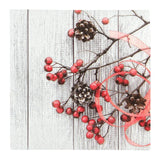 Lunchservietten „Cottage Rosehip“, 33x33 cm, 3-lagig, Home Fashion®, 20 Stück - luterne.shop