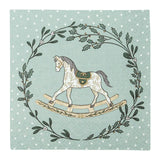 Lunchservietten „Rocking Horse“, 33x33 cm, 3-lagig, Home Fashion®, 20 Stück - luterne.shop